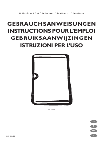 Mode d’emploi Electrolux ER6625T Réfrigérateur