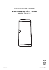 Manuál Electrolux ERC2043 Lednice