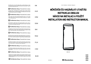 Használati útmutató Electrolux ERC2521 Hűtőszekrény