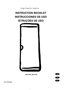 Manual de uso Electrolux ERC3200 Refrigerador