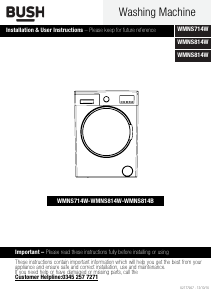 Manual Bush WMNS714W Washing Machine