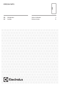 Mode d’emploi Electrolux ERE3541MFX Réfrigérateur