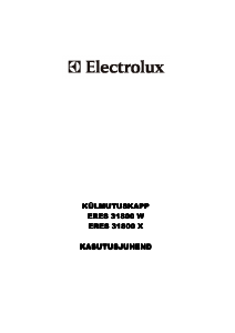 Kasutusjuhend Electrolux ERES31800W Külmik