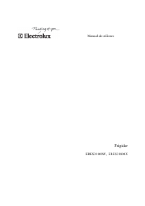 Manual Electrolux ERES31800X Frigider