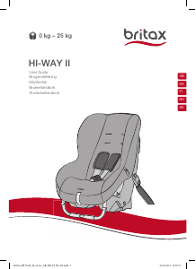 Brugsanvisning Britax Romer Hi Way II Autostol