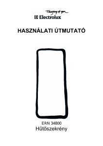 Használati útmutató Electrolux ERN34800 Hűtőszekrény