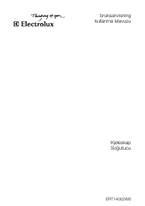 Kullanım kılavuzu Electrolux ERT14002W8 Buzdolabı