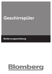 Bedienungsanleitung Blomberg GIN 2116 X Geschirrspüler