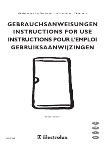 Mode d’emploi Electrolux ERT6676 Réfrigérateur