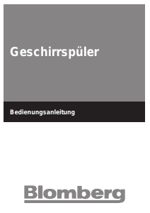 Bedienungsanleitung Blomberg GIN 9220 X Geschirrspüler