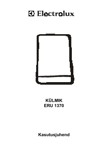 Kasutusjuhend Electrolux ERU1370 Külmik