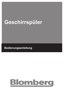 Bedienungsanleitung Blomberg GIN 9583 X620 Geschirrspüler