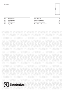 Handleiding Electrolux FI1501 Koelkast