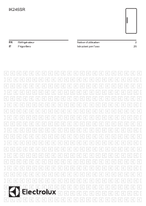 Manuale Electrolux IK245SR Frigorifero