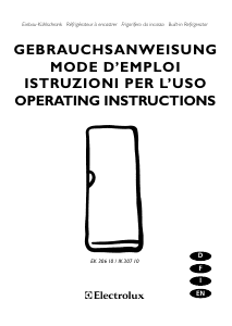 Handleiding Electrolux IK30710LI Koelkast