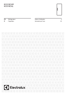 Mode d’emploi Electrolux IK3318CAL Réfrigérateur