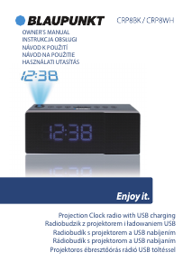 Manual Blaupunkt CRP8WH Alarm Clock Radio