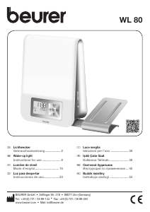 Instrukcja Beurer WL 80 Wake-up light