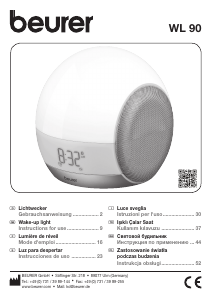 Manuale Beurer WL 90 Wake-up light