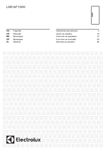 Прирачник Electrolux LXB1AF13W0 Фрижидер