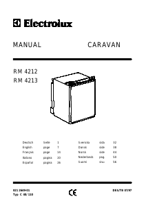 Manual Electrolux RM 4212 Refrigerator