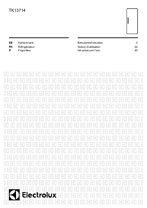 Manuale Electrolux TK13714 Frigorifero