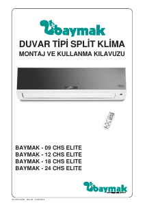 Kullanım kılavuzu Baymak 09 CHS Elite Klima