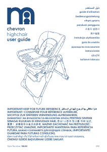 Instrukcja Mothercare Chevron Krzesełko do karmienia