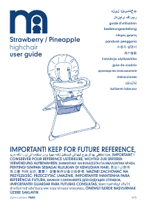 说明书 Mothercare Strawberry 婴儿餐椅