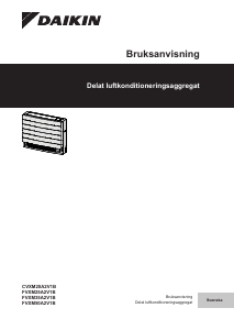 Bruksanvisning Daikin CVXM20A2V1B Luftkonditionering