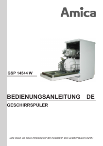 Bedienungsanleitung Amica GSP 14544 W Geschirrspüler