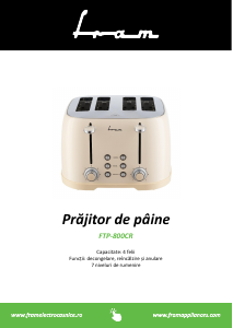 Manual Fram FTP-800CR Toaster