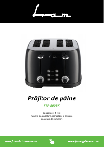 Manual Fram FTP-800BK Toaster