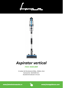 Manual Fram FSVC-M28.8BR Aspirator