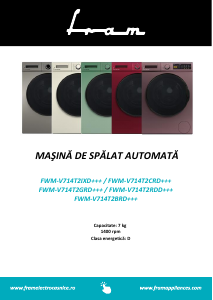 Manual Fram FWM-V714T2BRD+++ Mașină de spălat