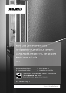 Manuale Siemens KG39NEXCF Frigorifero-congelatore