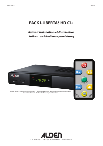 Mode d’emploi Alden Libertas HD CI+ Récepteur numérique