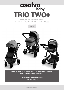 Handleiding Asalvo 16645 Trio Two+ Kinderwagen