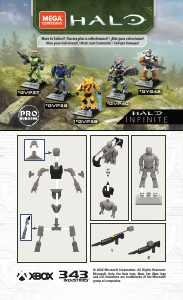 Handleiding Mega Construx set GYG42 Halo Spartan Trailblaizer