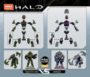 Handleiding Mega Construx set GNN72 Halo Master Chief vs Arbiter