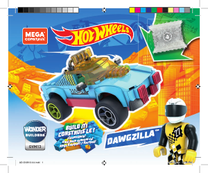 Handleiding Mega Construx set GVM13 Hot Wheels Car customizer