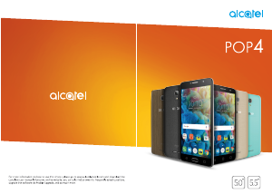 Mode d’emploi Alcatel 5051X Pop 4 Téléphone portable