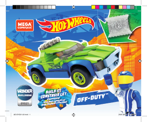 Handleiding Mega Construx set GYG21 Hot Wheels Off-Duty & ATV