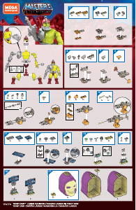 Bedienungsanleitung Mega Construx set GWJ76 Masters of the Universe Trap Jaw laser cannon