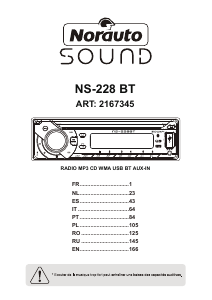 Instrukcja Norauto NS-228 BT Radio samochodowe