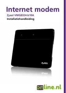 Handleiding ZyXEL VMG8324-b10A (Online.nl) Router