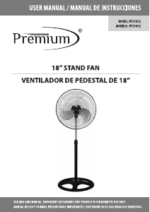 Manual de uso Premium PFS1812 Ventilador