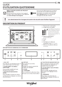 Mode d’emploi Whirlpool W7 ME450 NB Micro-onde
