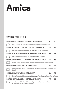 Handleiding Amica IH 17190 E Afzuigkap