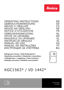 Manual Amica KGC 15633 Y Frigorífico combinado